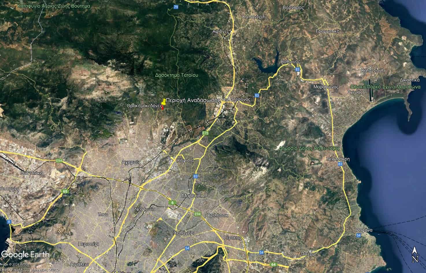 Οι κυνηγοί συμμετέχουν στην δενδροφύτευση στα καμένα της Βαρυμπόμπης