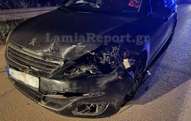 Τροχαίο με μεγάλο αγριογούρουνο