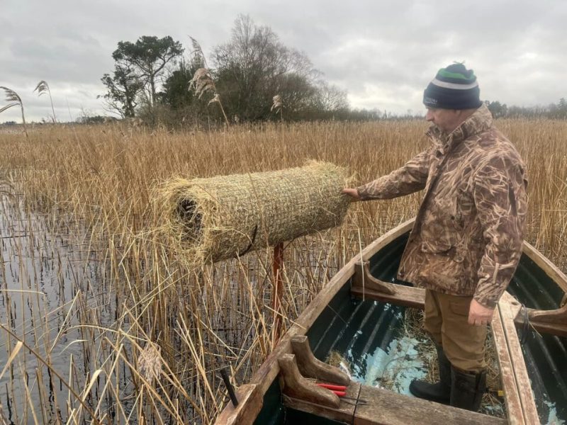 κυλινδρικές φωλιές για πάπιες