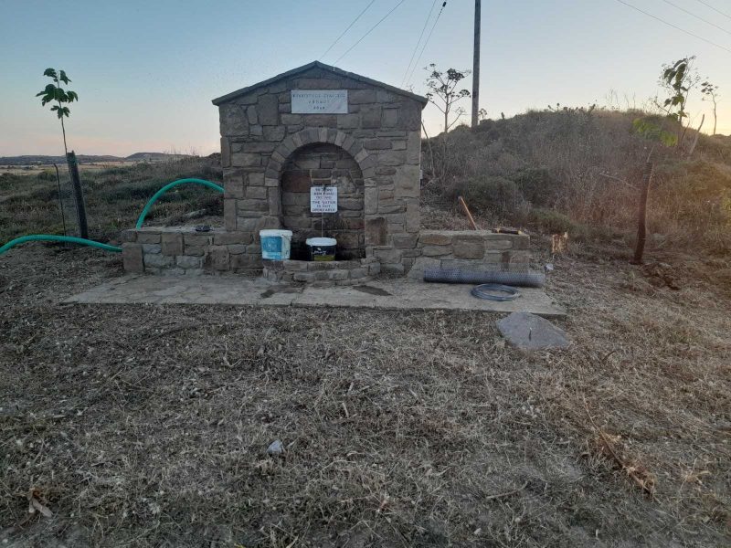 Κ.Σ. Λήμνου : Διαμόρφωση των θέσεων νερού