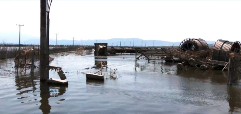 Λίμνη Κάρλα : Αποκαλύπτεται το μέγεθος της καταστροφής...VIDEO