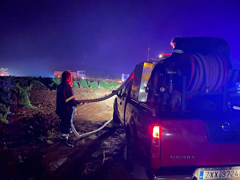 Κ.Σ. Λαυρίου : Στη μάχη της φωτιάς στο Άνω Δασκαλειό