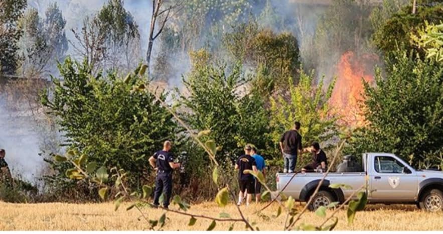 Ο Κυνηγετικός Σύλλογος Κιλκίς στην μάχη της πυρκαγιάς στην περιοχή Ηρώου