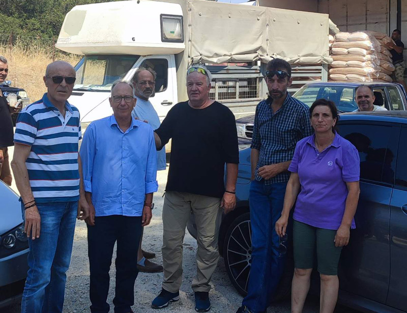 Η Γ' ΚΟΠ στηρίζει τους πυρόπληκτους σε Τριταία και Πηνεία