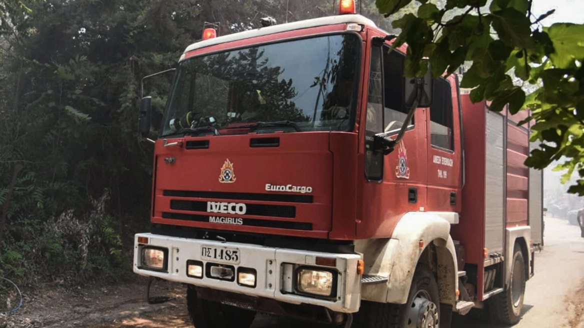 Δράμα: Φωτιά σε δύσβατη περιοχή στο Κάτω Νευροκόπι