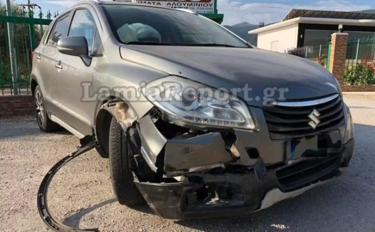 Αταλάντη: Αυτοκίνητο συγκρούστηκε με μεγάλο αγριογούρουνο