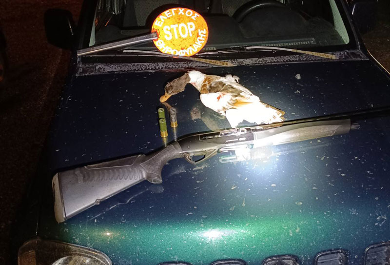 Θηροφυλακή Δ'ΚΟΣΕ : Σύλληψη για παράνομη θήρα υδροβίων