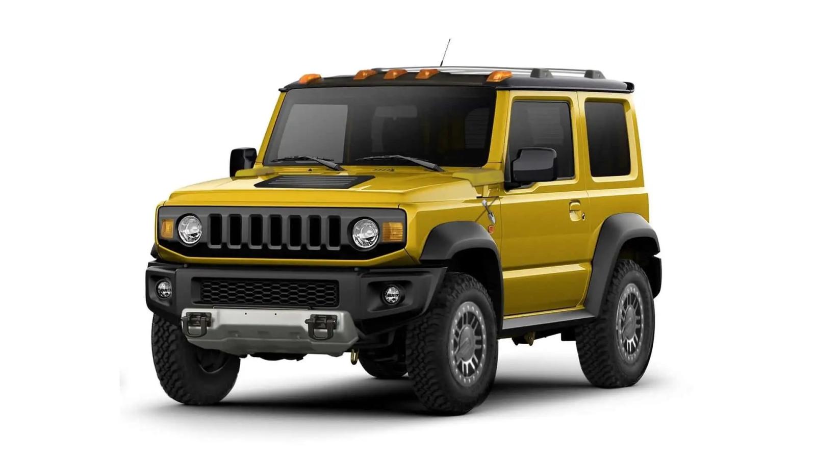 To Suzuki Jimny μεταμορφώθηκε σε Hummer H2