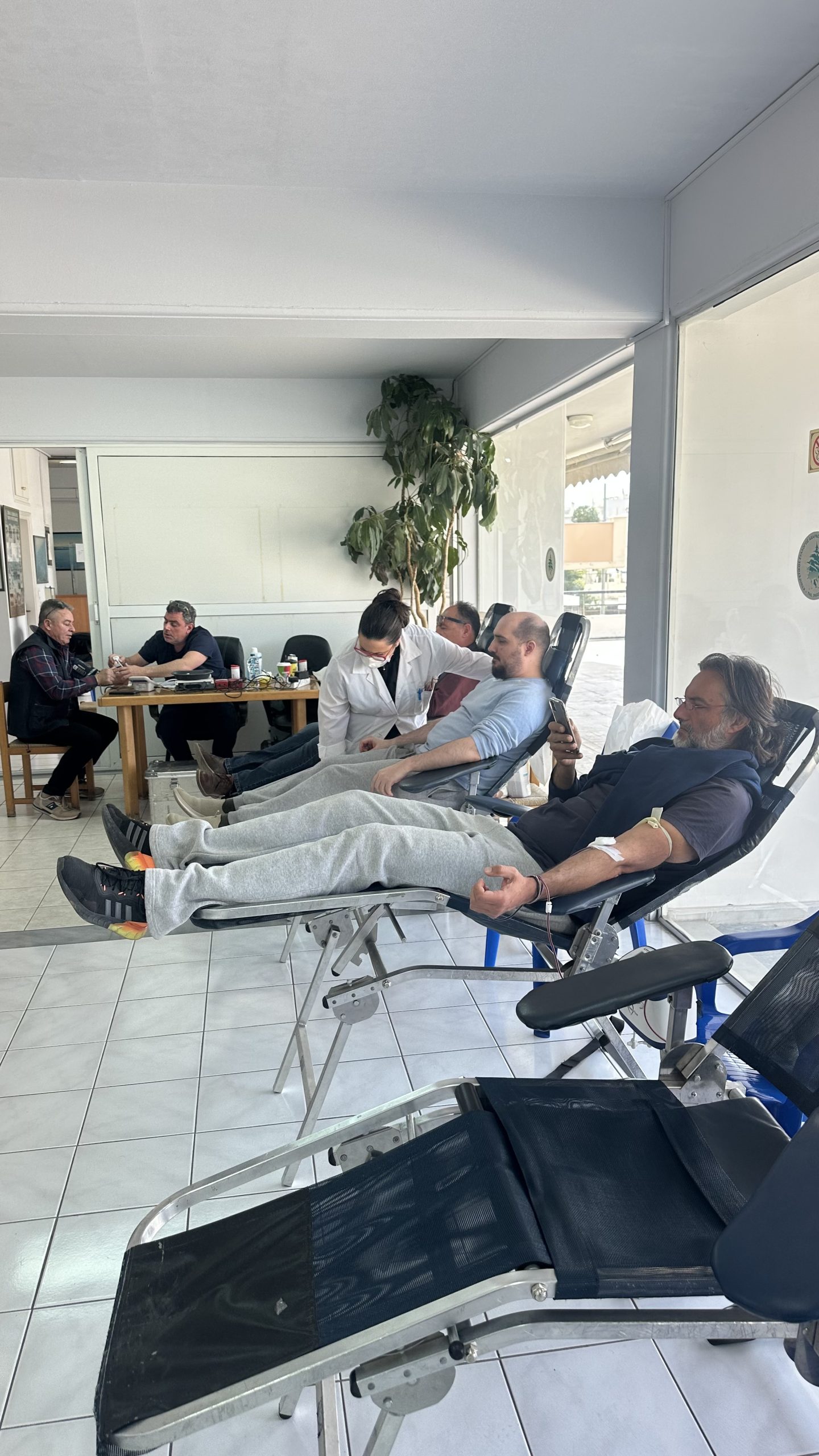 Πραγματοποίηθηκε η εθελοντική αιμοδοσία του Κ.Σ. Αχαρνών