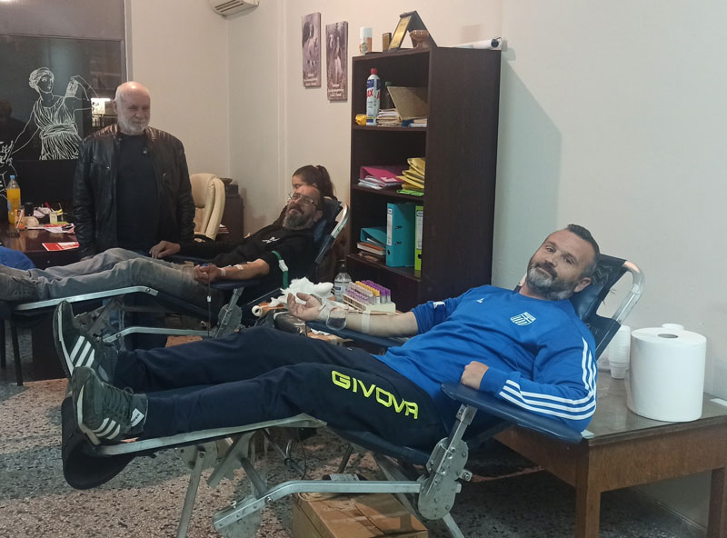 Ολοκληρώθηκε η αιμοδοσία του Κ.Σ. Αγρινίου