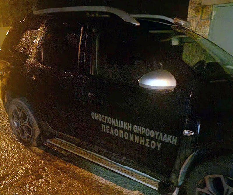 Σύλληψη δυο ατόμων για νυχτερινή λαθροθηρία στη Δυτική Μάνη