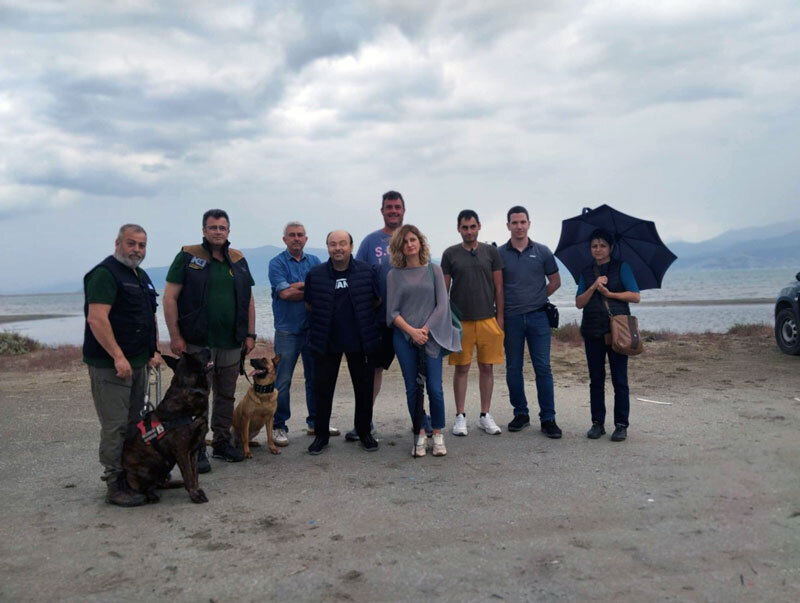 Επίδειξη σκύλων ανίχνευσης δηλητηριασμένων δολωμάτων από τη Γ' Κ.Ο.Π.