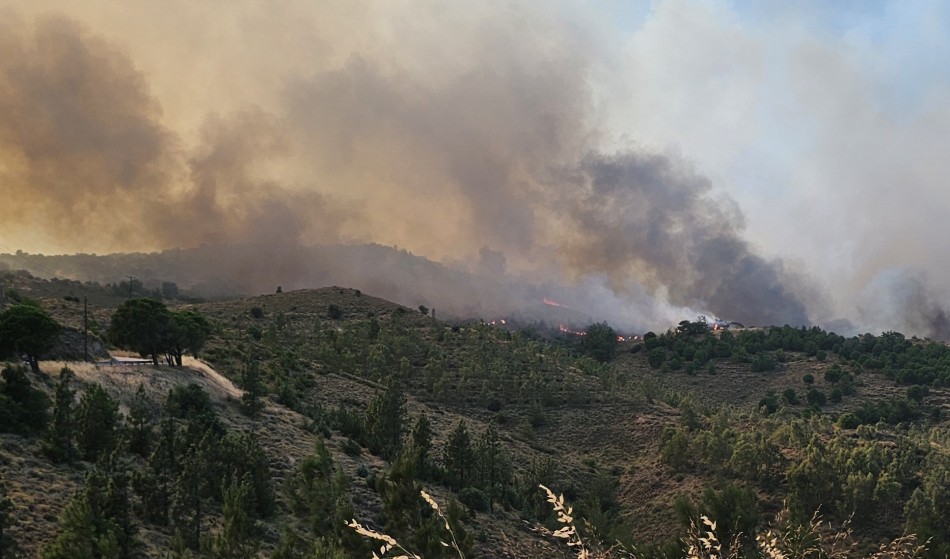 Περισσότερα από 40.000 στρέμματα παραδόθηκαν στις φλόγες στη Χίο