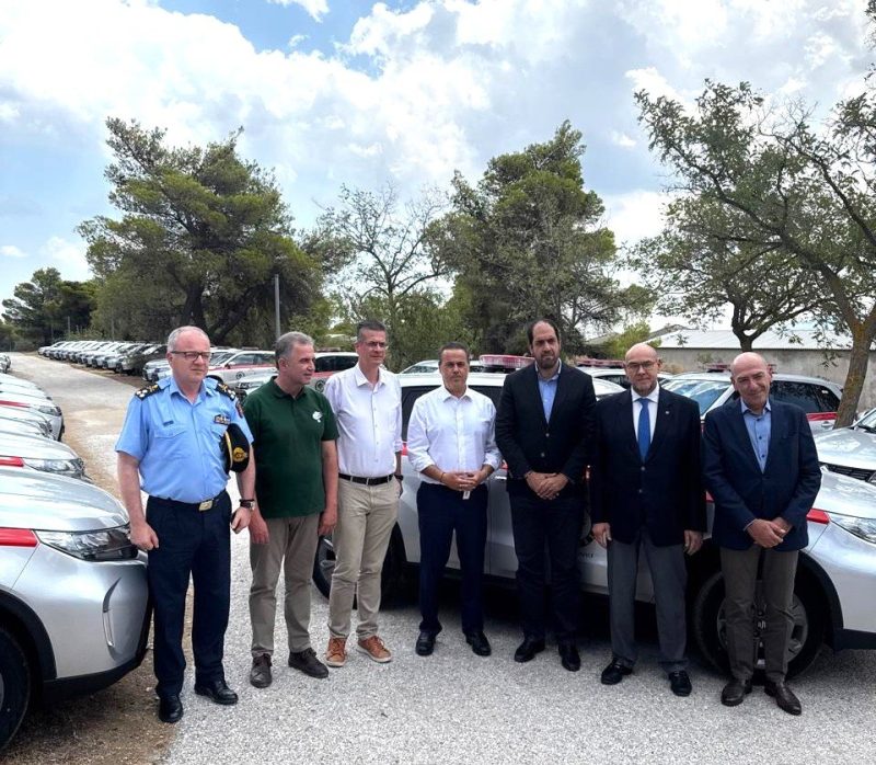 Τελετή παράδοσης-παραλαβής 50 νέων οχημάτων στη Δασική Υπηρεσία