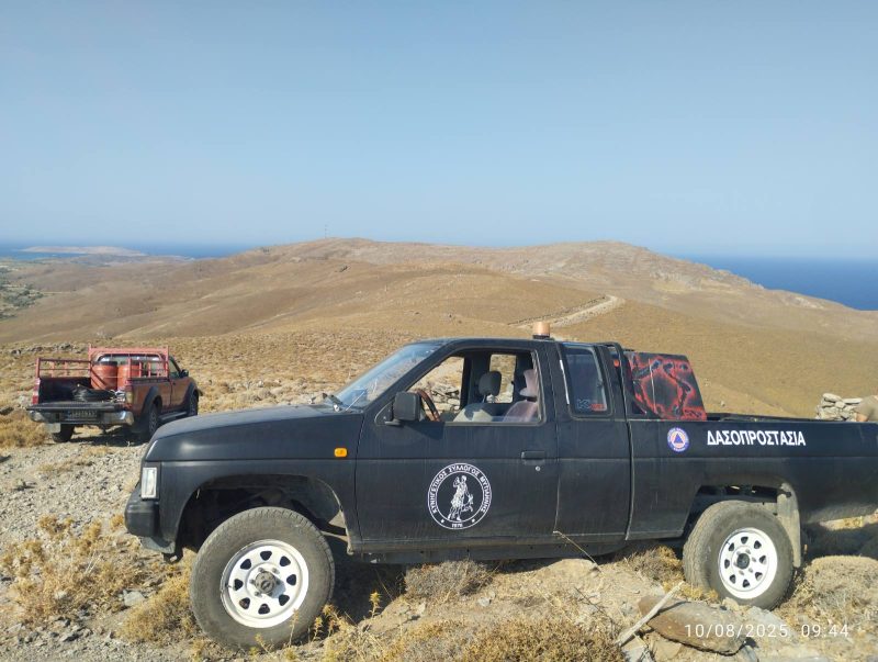 Κ.Σ. Μυτιλήνης : Νέες ποτίστρες για την άγρια πανίδα στη δυτική Λέσβο