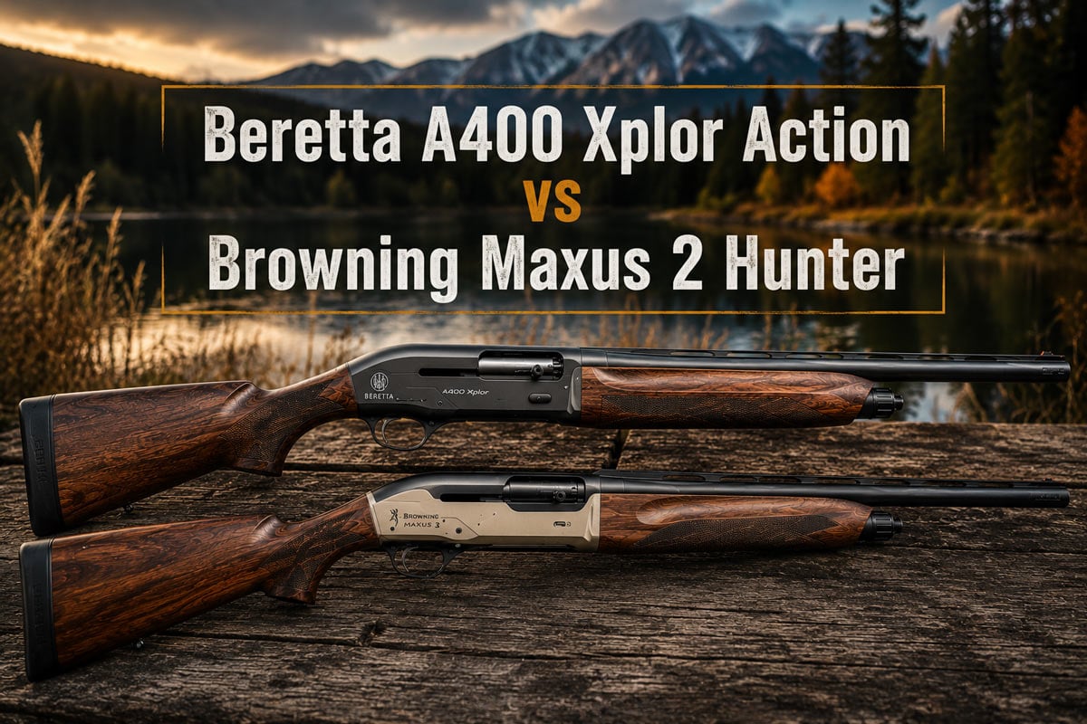 Συγκρίνουμε Beretta A400 Xplor Action με Browning Maxus 2 Hunter
