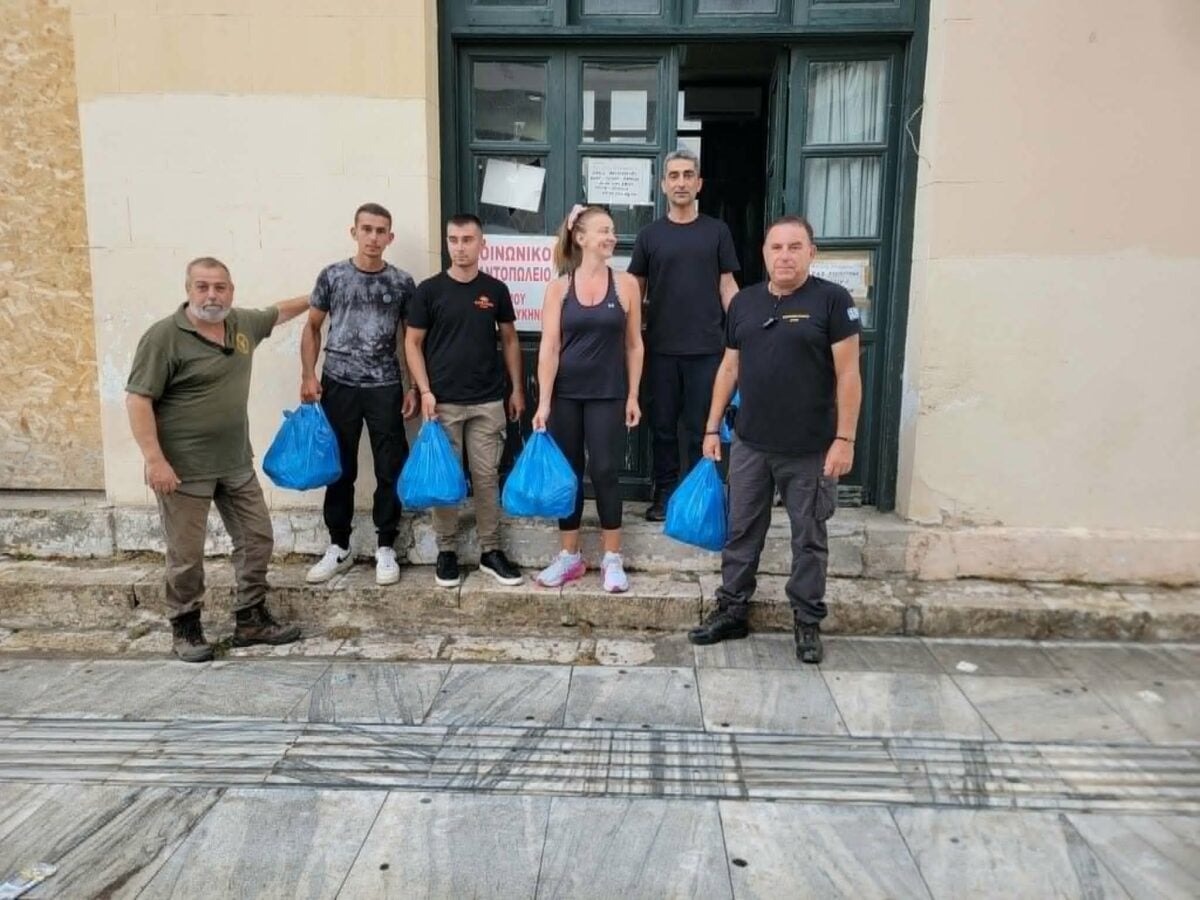Προσφορά αγριογούρουνου στο Κοινωνικό Παντοπωλείο Άργους από τη γουρονοπαρέα Παναγιώτη Καπετάνου