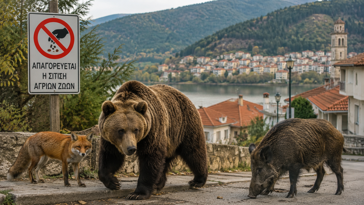 Aπαγόρευση σίτισης άγριων ζώων στην Καστοριά