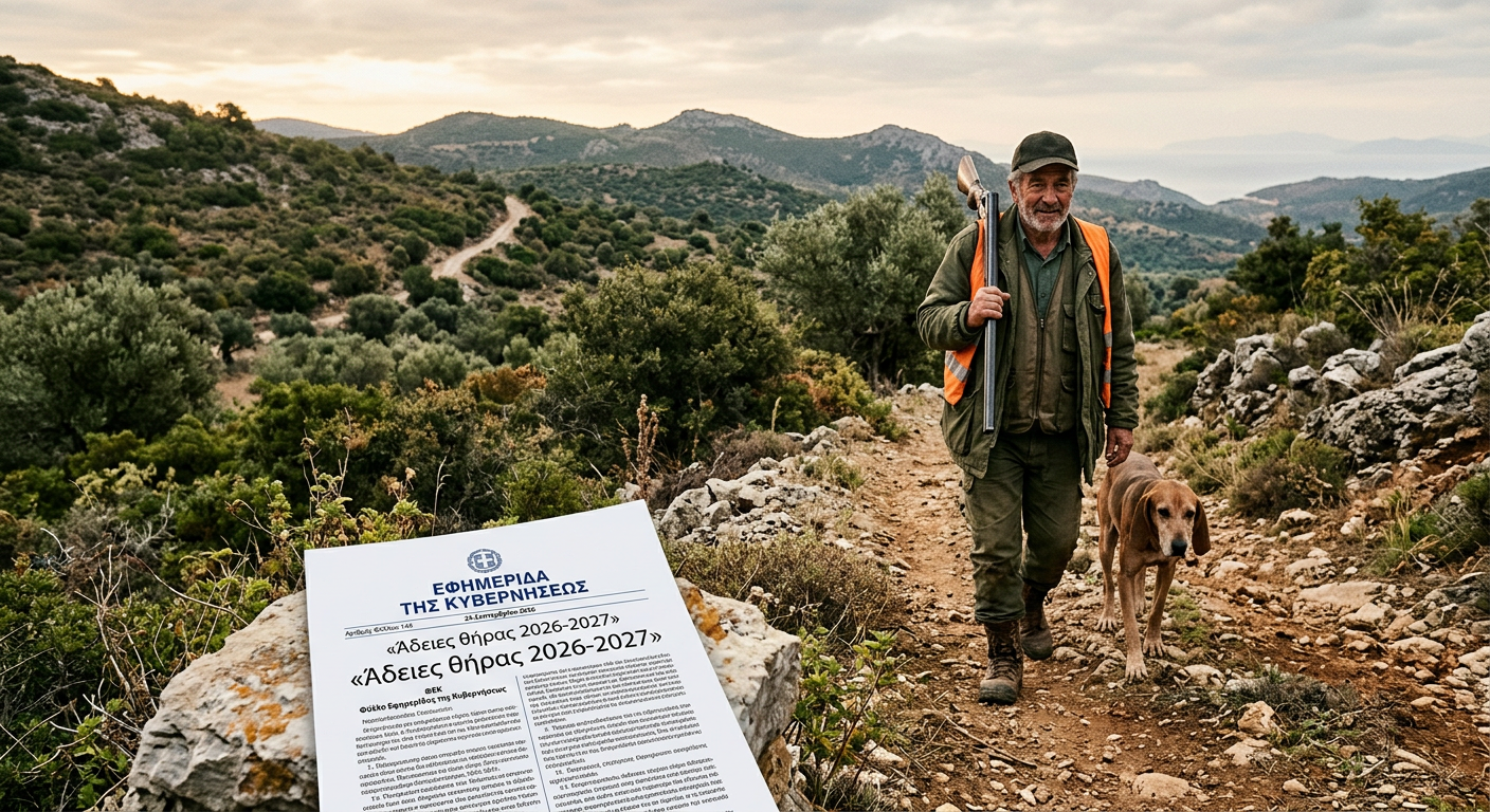 Τέλη και συνδρομές για τις άδειες θήρας 2026-2027